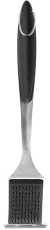 Rrlihjgu Spazzola per barbecue, in acciaio inox, per esterni, accessorio per barbecue senza graffi, per feste in giardino, campeggio, con impugnatura ergonomica