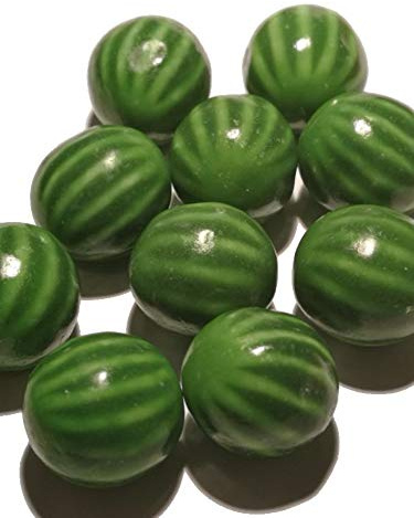 XXL Kaugummikugeln | Wassermelone| ca. 26 mm | pin24shop | Jahrmarktbonbon | 1 kg Vorratspack |