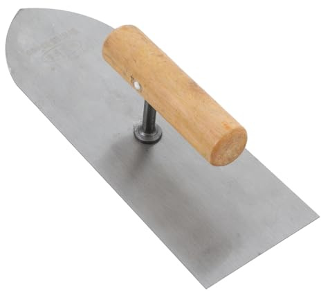 GETAJGHSD Llana de Acero Inoxidable para Acabado de Hormigón Herramienta Manual Ergonómica para Mampostería y Enlucido Resistente para Reparaciones Pequeñas