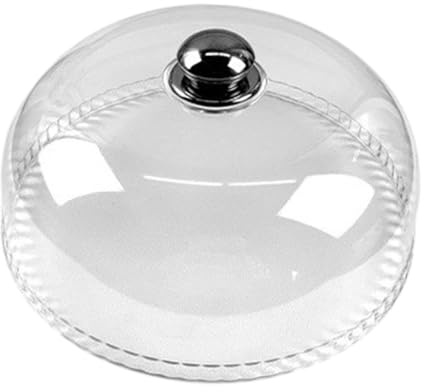 KESOTO Mikrowellen Abdeckung für Lebensmittel, Lebensmittelhaube Abdeckhaube, Mikrowelleabdeckung mit Griff, Frischhalte-Haube Spritzschutz Zur Aufbewahrung von Kuchen, Obst, Snacks, Partys, 24.8 cm