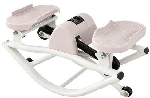 Rock Stepper - Entrenamiento lateral compacto con protección de las articulaciones para músculos del tronco, abdominales y piernas, para entrenamiento en casa, gimnasio y casa