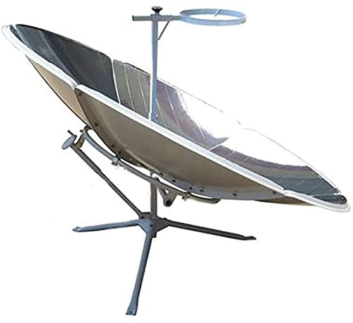 Fornello solare parabolico, griglia solare concentrante per campeggio ed escursionismo, design a doppio tubo sottovuoto per 4-6 persone