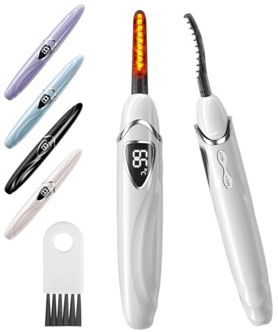 Heated Wimpern Curler Wimpernzange beheizbar, runpeak S600 beheizbare Wimpernzange mit präziser Temperaturregelung, Verbrühungsschutz & Auto-Off für langanhaltenden natürlichen Schwung