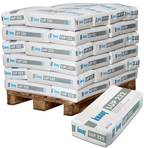 36 Sack/Palette KNAUF Lup 222 Kalk-Zement-Leichtputz 30kg Auáenputz Putz Unterputz W rmed mmung