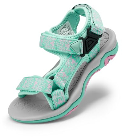 DREAM PAIRS Sportsandaler flicka sommar pojkar flickor sandaler stängd tå barn utomhus halkfri sport vandring