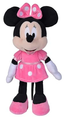 Simba - Peluche Disney Minnie Mouse, Material Suave y Agradable, Licencia Oficial Disney, Auténtico, Apto para Niños y Niñas de Todas Las Edades - 35 cm (6315870230)