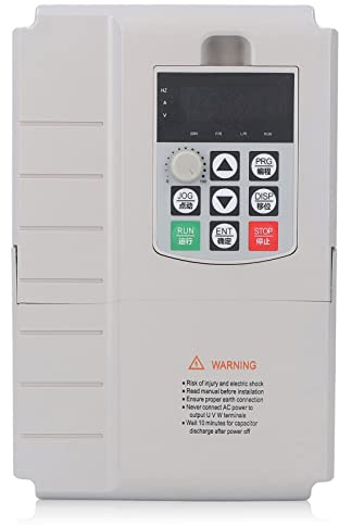 SEAFRONT Variateur de Fréquence 220V 380V Convertisseur de Fréquence 7.5KW Régulateur de Vitesse du Moteur Convertisseur D'inverseur de Moteur Entrée Monophasée 220V Sortie Triphasée 380V