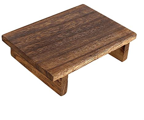 XTYPE Escabeau en Bois Vintage Mini Get Up Anti-dérapant Chambre Salle de Bain Salon Cuisine pour Adultes Paulownia Bois Haute densité
