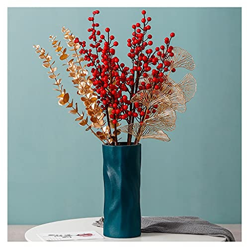 TONZN Fiori Artificiali Fiore Artificiale Bouquet di Agrifoglio Stile Moderno Mobile TV Ingresso Composizione Floreale Casa Soggiorno Fiore Secco (Color : A) (B)