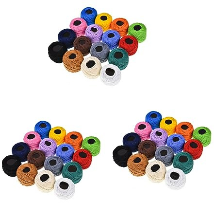 EXCEART Kit Portátil De 3 Piezas De 16 Hilos De Bordar De Para Costura Manual Y Cableado