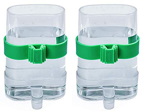 2 Stücke Birds Automatic Water Dispenser, VogelWasserspender für Vogelfutter Futterspender Vögel Automatischer Futternapf Bird Water Dispenser Für Vögel Wellensittiche, Nymphensittiche Papageien
