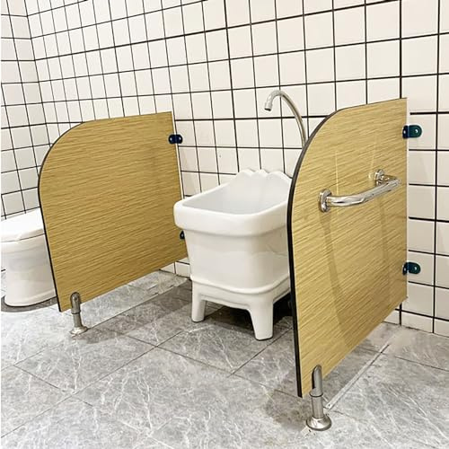 WYHBXD Urinal Partition, Men's Urinal Privacy Screen Waterproof Baffle, Toilet Protection Divider for Schools kindergartens Shopping malls Public Places (Color : 1pcs, Size : 80x60cm/31x24in)
