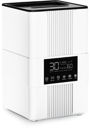 Humidificador Para El Dormitorio Del Bebé En Casa,3.5L Tanque Grande,Top-Fill Cool Mist Humidificador Aire Con Modo Automático Sueño Silencioso