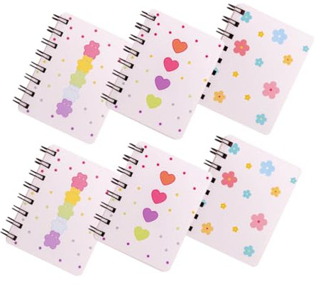 NUOBESTY 6stücke Kleiner Notizblock Fürs Büro Schule Und Zuhause Zum Erstellen Von To-do-listen Kompaktes Taschennotizbuch Mit Übersichtlichem Format Und Langlebigem Papiermaterial Für Unte