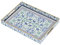 Plateau de Service, Plateau avec poignée Déco Rectangulaire Plateau à café, Incassable Grand Plateau pour Cuisine, Salon, Bar, fête (40.5 x 30 x 4.5 CM)
