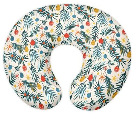 TOADDMOS Stillkissen mit grünen Blättern, maschinenwaschbar, Polyester, Stillkissenbezug für Säuglinge