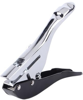 Perforatore, Perforatore Perforatore a Foro Singolo Acciaio da 8 Mm Posizionamento Accurato con Base Antiscivolo per Scuola, Ufficio o Anche in Viaggio (8 mm / 0,3 pollici Pinze