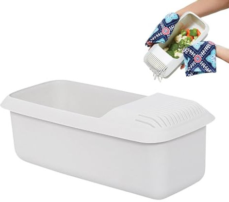 Mikrowellen-Nudelkocher – Kunststoff-Nudelbox, Küche Zum Kochen Von Nudeln, Mehrzweck-Aufbewahrungsbox Aus Kunststoff, Küchenutensilien, Gadget-Set, Abflussbox, Mikrowellen-Spaghettikocher, Mikrowelle