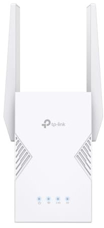 TP-Link WiFi 7 RE225BE Ripetitore WiFi Dual-Band BE3600Mbps, 1 Porta Gigabit, Potente per Casa, Compatibile con Tutti i Box Internet, 2 Antenne Esterne, 160 MHz, MLO, 4K-QAM, Multi-Rus
