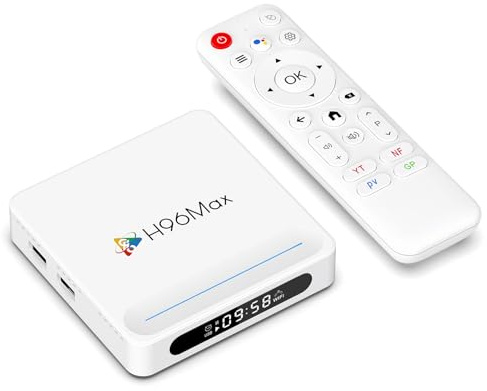 LEFFOT Android 14.0 TV Box 2025, H618 Plus 4K Ultra HD Boitier TV Android, 2 Go RAM 16 Go ROM, Boitier IP-TV avec Contrôle Vocale, 2.4G & 5G WiFi 6, BT 5.4, HDR10, Allwinner H618 Quad Core A53