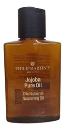 Philip Martin's Jojoba Pure Oil 100 ml | Olio 100% puro Jojoba con oli essenziali di arancia. Ideale per la pelle e i capelli secchi o trattati chimicamente.