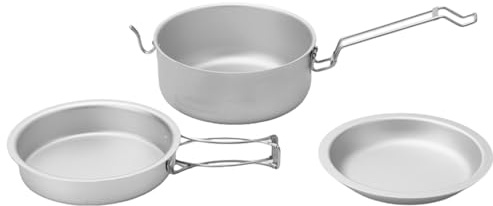 Outdoor Antiaderente Campeggio Pentole Frypan Bowl Pentole di Cottura Utensili Portatile Per Picnic E Padelle Set Antiaderente Per Adulti Utensili Esterni