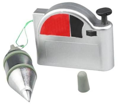 DOITOOL Plomada Magnética Automática Retorno y Auto-bloqueo Martillo Vertical para Medición Precisa Carpintería y Construcción Herramienta Duradera para Tableros y Superficies Metálicas