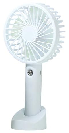 TERNCOEW Ventilador de escritorio recargable por USB, 3 velocidades, ajustable, portátil, refrigeración de mano para oficina, viajes, camping, senderismo, escritorio, USB