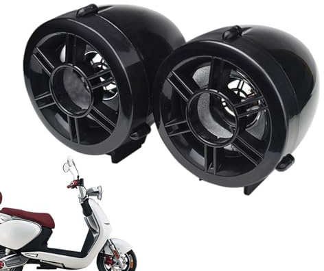 Altoparlante stereo audio per moto,Altoparlanti per moto impermeabili | Audio stereo per manubrio per,Amplificatore audio per con suoni di allarme forti per scooter, ATV, bici elettrica, car