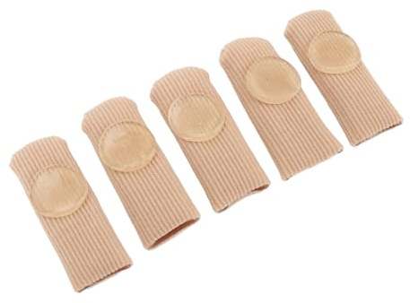 Generic Tåskydd Minska ömhet Mjuka ärmskydd för Liktornare Guard Lämplig för Skor Hudfärg 5st (L(2*6cm))