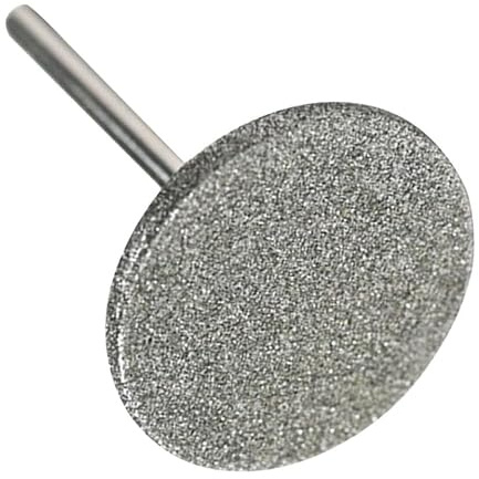 Punta Inox in Disco Abrasivo Fresa Acciaio Unghie 20mm | Argento, per Rifinitura Bordo e Levigatura, Uso Versatile per Nail Care, Resistenza ai Danni