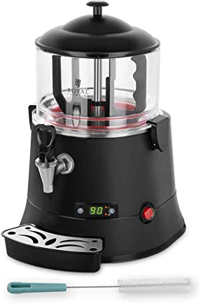 Royal Catering Hot Chocolate Machine Dispenser RCSS-5 ECO (5 L, 440 W, Temperature Range 30-90 °C, Energy-Saver and Cost-efficient, BPA-Free)
