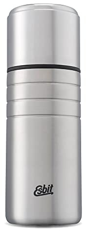 Esbit Isolierflasche Majoris mit Becher - Trinkflasche 750 ml aus Edelstahl - für warme und kalte Getränke
