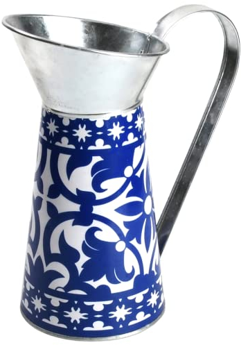 Esschert Design Pichet Portugais Bleu et Blanc