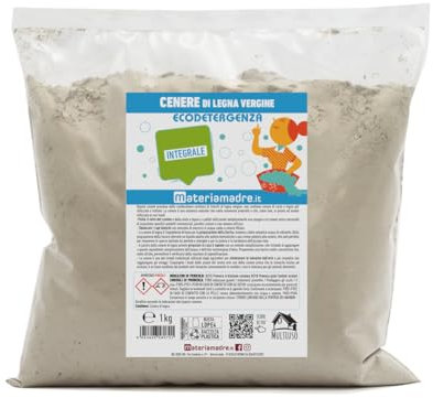 Cendre de bois vierge intégrale, 1 kg, sachet
