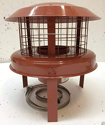 Hancock & Brown 6 Terracotta Chimney Pot Hanger Hanging Cowl COWLS
