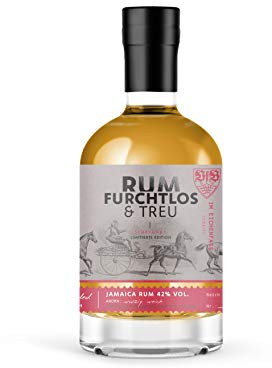 VfB Stuttgart Jamaica Rum | Furchtlos und Treu | 500ml Einzelflasche | 42% Vol. | limitierte Auflage | Blended Rum | Geschenkidee für echte VfB Stuttgart Fans