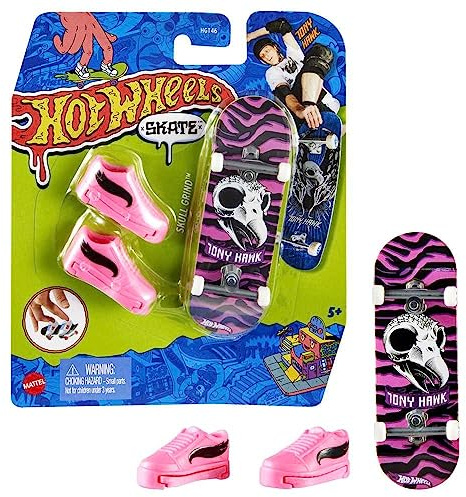 Hot Wheels Skate Veículo de Brinquedo Skateboard Skull Grind™ com Tenis