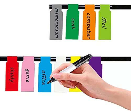 Kabel-Etiketten, bunte Kabel-Etiketten, selbstklebend, wasserdicht, Aufkleber für Kabel, Laserdrucker, Beschriftung verschiedener Ladekabel, Kabel, Handschrift für Computer-Drahtkabel-Management..