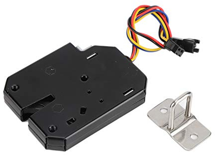 Elektroschloss, DC 12 V 2 A Schrankschublade Elektromagnetschloss Elektromagnet Fail-Safe für Türzugangskontrollsystem mit Haussicherheitssystemen