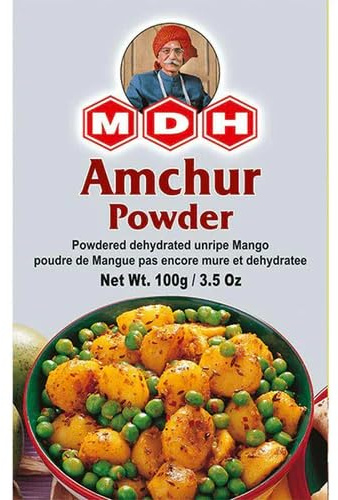 MDH Various Seasoning Masala Powder - Spices Mix Curry Masala Recipe Mixes Casserole Seasoning Herbs - Aromatic & Enhances the flavor of the meal (Amchoor Powder (100g), Pack of 1)