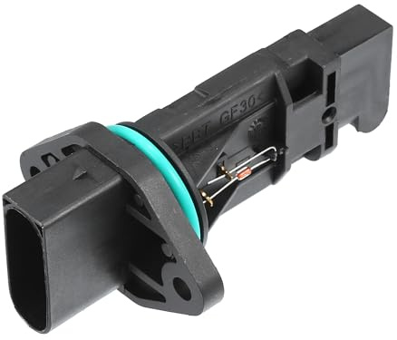 QUARKZMAN Sensor De Flujo De Aire Masivo Para Mercedes-Benz Slk 230 98-02 | Plástico, Metal, Negro, 5 Pines, 10.1X6.0X3.8Cm, 6Mm, Oe 0000940948, Para Mercedes-Benz C230 2.3L 1997-2000