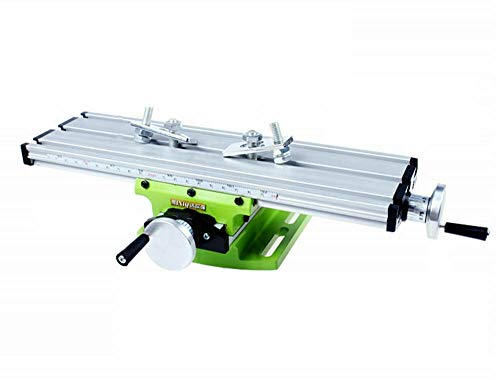 TESUGN Fraiseuse multifonction - Table de travail - Mini table de travail - Fraiseuse - Table de fraisage - Perçage composite - Table coulissante pour perceuse d'établi Adjustme X-Y