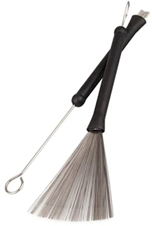 OFFSCH 2pièces Brosses à Tambour Rétractables Fil Acier Métallique Avec Manches Caoutchouc Lot