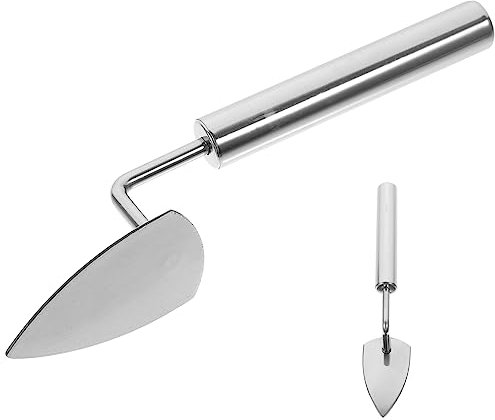 SEWOART Topfpresse Konkrete Werkzeuge Handwerkzeuge Bodenpresswerkzeug Maurerkelle Werkzeug Zum Graben Von Gras Garten Spitzkelle Aus Metall Draussen Rostfreier Stahl Kleine Schaufel