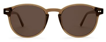 Kapten & Son Sonnenbrille Marais Transparent Caramel Brown | Unisex | Stylische Sunglasses mit formschöner Fassung aus hochwertigem Acetat | Zuverlässiger Sonnen- und UV-Schutz | Rahmenbreite: 138mm