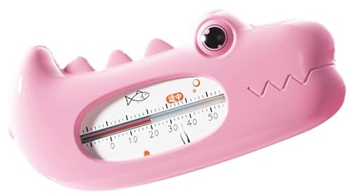 Acunny Baby Wasserthermometer für die Badewanne, Wasserthermometer für die Badewanne - Schwimmende Thermometer in Krokodilform, Badethermometer für Babys, Badetemperatur-Thermometer für