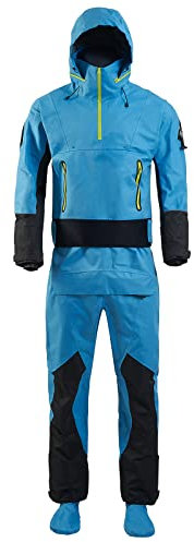 Drysuit for Men Kayak Dry Suit with Latex Cuff and Splash Collar Flatwater Ocean River Paddling Mens Dry Paddling Suit