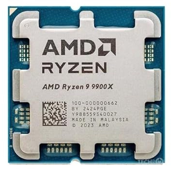 AMD Ryzen 9 9900X Tray Processeur 4,40 GHz 76 Mo AM5 Boxless Fanless