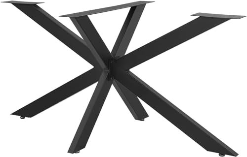 LLHTTDMBDFC Tischgestell, Tischbeine, Spider Cross Frame Tischläufer Stahl Tischbeine Metall Esstisch oder Konferenztisch(85x71x85cm)